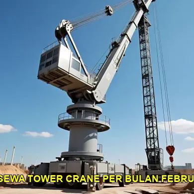 harga sewa tower crane per bulan februari 2025